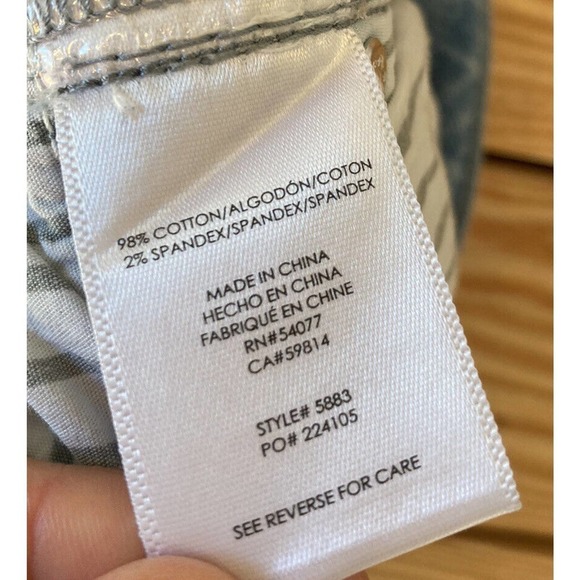 Cabi Higher Straight Leg Jeans Size 4 Women’s Light Blue - Picture 5 of 11